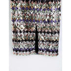 vintage sequin midi skirt