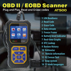 Car Code Reader, OBD2 Scanner Check Engine Light Fault Code Reader Scanner CAN Diagnostic Scan Tool For All OBDII Protocol Cars Since1996