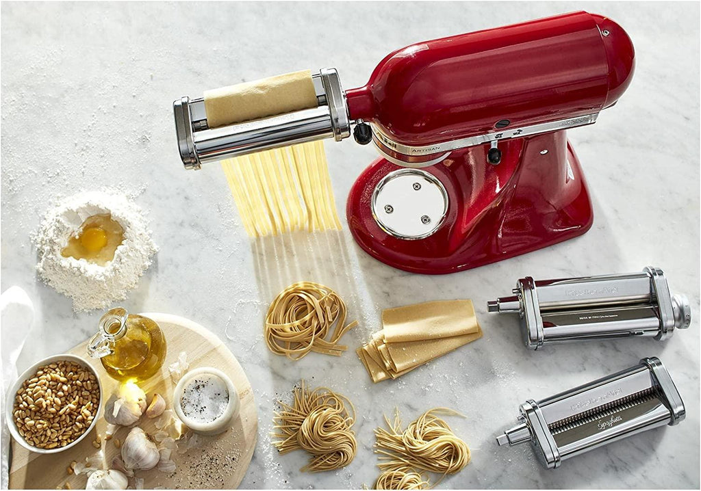KitchenAid 3-Piece Pasta Roller &amp; Cutter Set Attachment, Silver