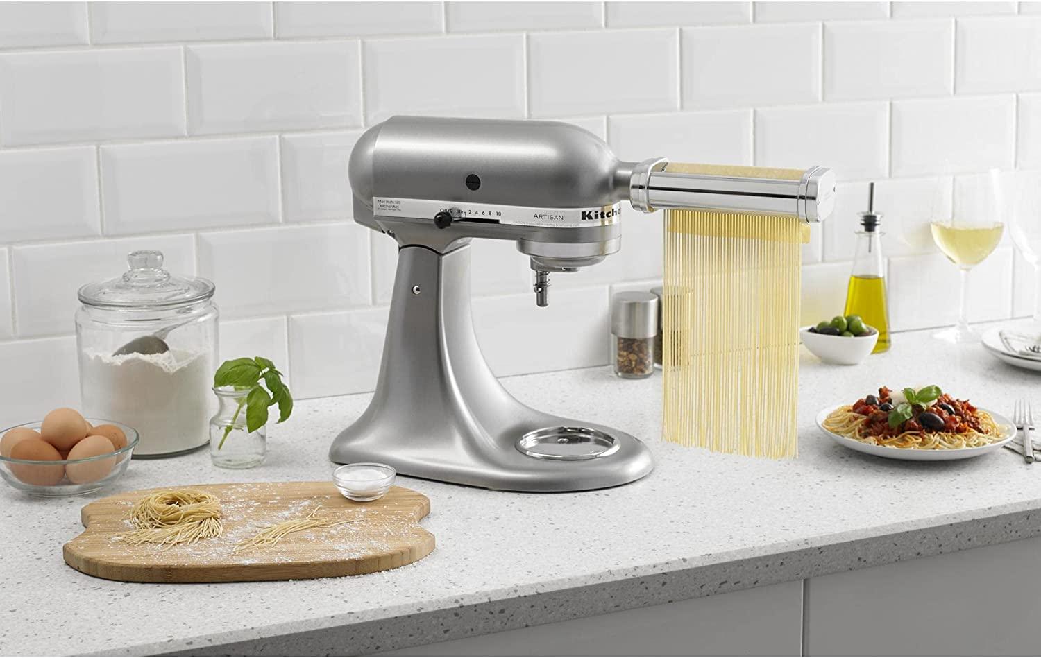 KitchenAid 3-Piece Pasta Roller &amp; Cutter Set Attachment, Silver