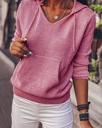 Fashion Casual Solid Color Sweater