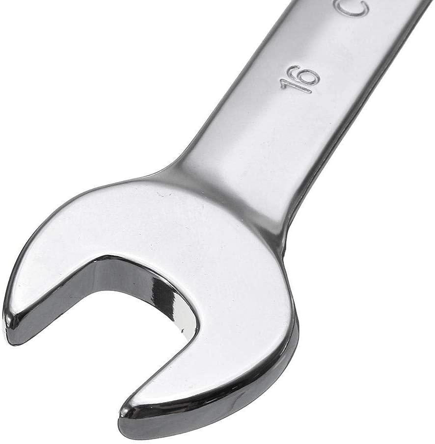 GIRL INSTITUTE XG-WU Spanner 12pc Metric Ratcheting Spanner Combination Wrenche Hand Tools 9mm-18mm CR-V Steel Household Tool Sets