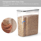 2/4pcs Cereal StoraContainer Set, BPA Plastic Airtight Food StoraContainers 2.5L/88 Oz For Cereal, Snacks And Sugar