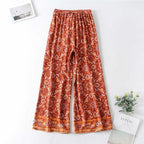 summer belted boho pants