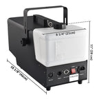 LHCER 1500w LED snow machine
