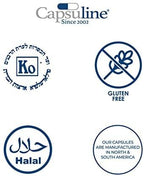 Capsuline - Size 0 Clear Empty Gelatin Capsules - 50000 Count - Manufactured in North & South America - Kosher & Halal Certified - Pill Capsules