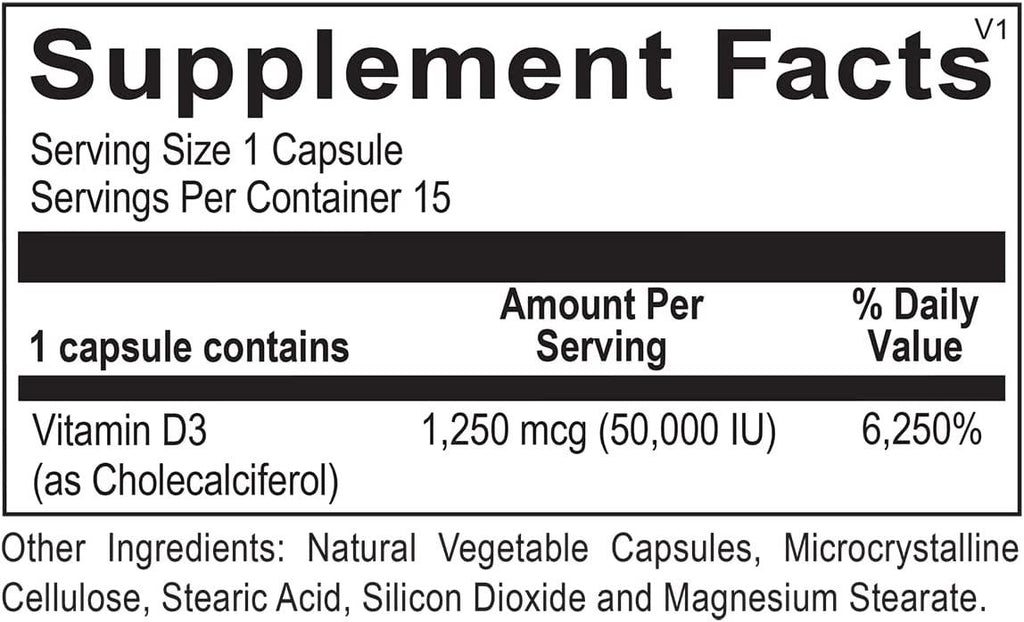 Vitamin D3 50,000 IU