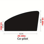 Keep Your Car Cool And Protected With Our Universal Magnetic Suction Window Sunshade!