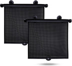 EcoNour Car Window Shades for Windows (2 Pack) | Shade Automotive Interior Sun Protection Large Offers Complete from UV Rays and Glare 18" x 20"