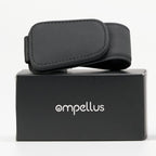 Ompellus Magnetic Leather Sunglass Holder, Eyeglass Hanger Clip for Car Sun Visor, Suitable for Different Size Eyeglasses(Black)