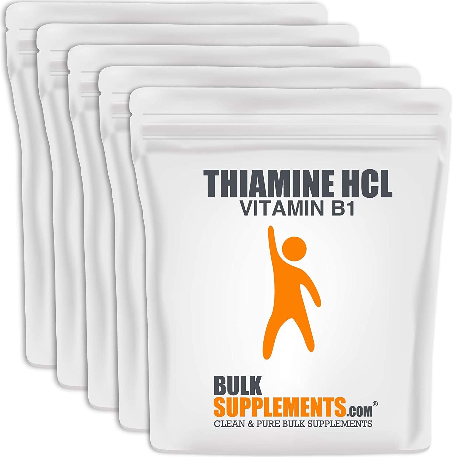 BulkSupplements.com Thiamine HCl (Vitamin B1) Powder (5 Kilograms - 11 lbs)