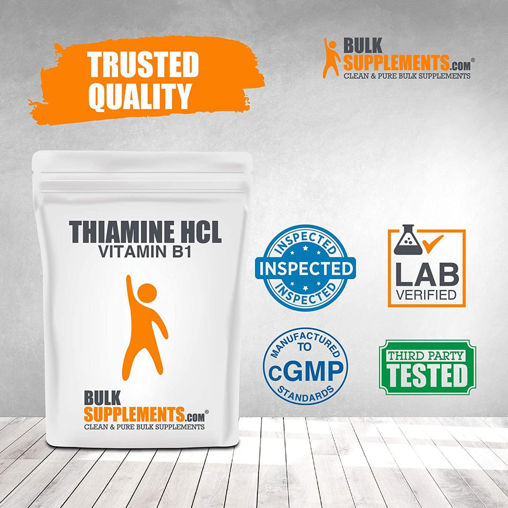 BulkSupplements.com Thiamine HCl (Vitamin B1) Powder (5 Kilograms - 11 lbs)