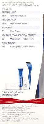 Clairol Root Touch-Up by Nice'n Easy Permanent Hair Dye, 6WN Light Chocolate Brown Hair Color, Pack of 1