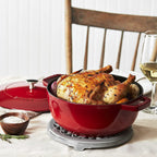 Staub Cast Iron 3.75-qt Essential French Oven - Cherry, Made in France