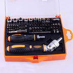 ZHANGAO JM-6108 79 in 1 Screwdriver Ratchet Hand-tools Suite Furniture Computer Electrical maintenance Tools Tool accessories