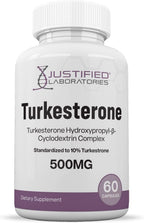 (10 Pack) Turkesterone 500mg 10% Standardized Naturally Increase Stamina Endurance Strength 600 Capsules