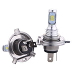 2PCS Blue Yellow White High Light External Led Bulb Car Led Fog Driving Lights H4 80W 3570 2SMD
