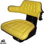 TRAC SEATS Yellow Suspension Tractor SEAT FITS John Deere 1020,1530,2020,2030,2040,2155, 2280, 5210 (Same Day  - GET IT Fast!! View Our Transit MAP)