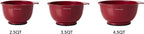 KitchenAid Classic Mixing Bowls, Set of 3, Empire Red