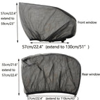 Upgraded Mosquito Prevention Car Window Sun Shade Cover Breathable Mesh Car  Side Window Shade Sunshade UV Protection Fit For Most Cars