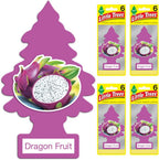 LITTLE TREES Air Fresheners Car Air Freshener. Hanging Tree Provides Long Lasting Scent for Auto or Home. Dragon Fruit, 24 Air Fresheners