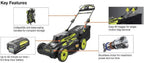 RYOBI 20 in. 40-Volt 6.0 Ah Lithium-Ion Battery Brushless Cordless Walk Behind Self-Propelled Lawn Mower with Charger Included