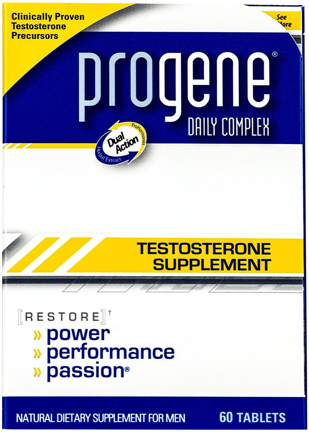 Progene 360ct Testosterone Supplement - Doctor Recommended with Clinically Proven Testosterone Precursors - Increase Levels for More Energy and Lean Muscle - Tribulus, Tongkat Ali, L-Arginine