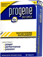 Progene 360ct Testosterone Supplement - Doctor Recommended with Clinically Proven Testosterone Precursors - Increase Levels for More Energy and Lean Muscle - Tribulus, Tongkat Ali, L-Arginine
