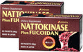 Umeken Nattokinase Plus Fucoidan for Circulatory Support - 2500FU Natto, Supports Healthy Blood Pressure, Health and Wellness Supplements, 60 Packets (Pack of 2)