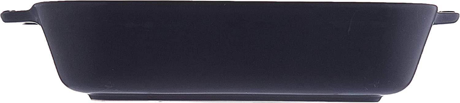 STAUB Ceramics Rectangular Baking Dish, 7.5x6-inch, Matte Black