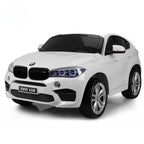 Newest Official 12v BMW X6 M Kids Ride On Car With Leather,Remote Control, Music, Lights