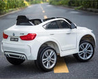 Newest Official 12v BMW X6 M Kids Ride On Car With Leather,Remote Control, Music, Lights