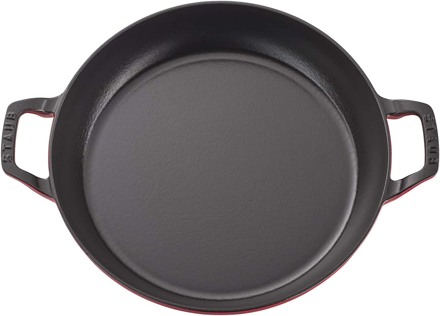 Staub Cast Iron 3.5-qt Braiser - Cherry, Made in France