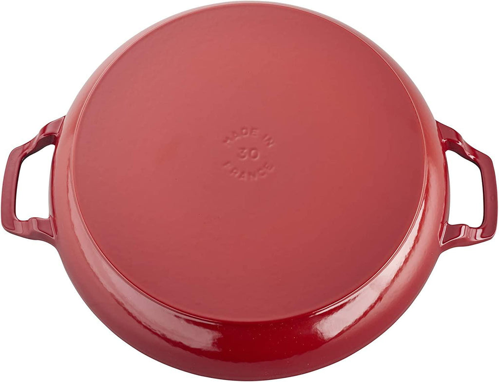Staub Cast Iron 3.5-qt Braiser - Cherry, Made in France
