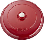Staub Cast Iron 3.5-qt Braiser - Cherry, Made in France