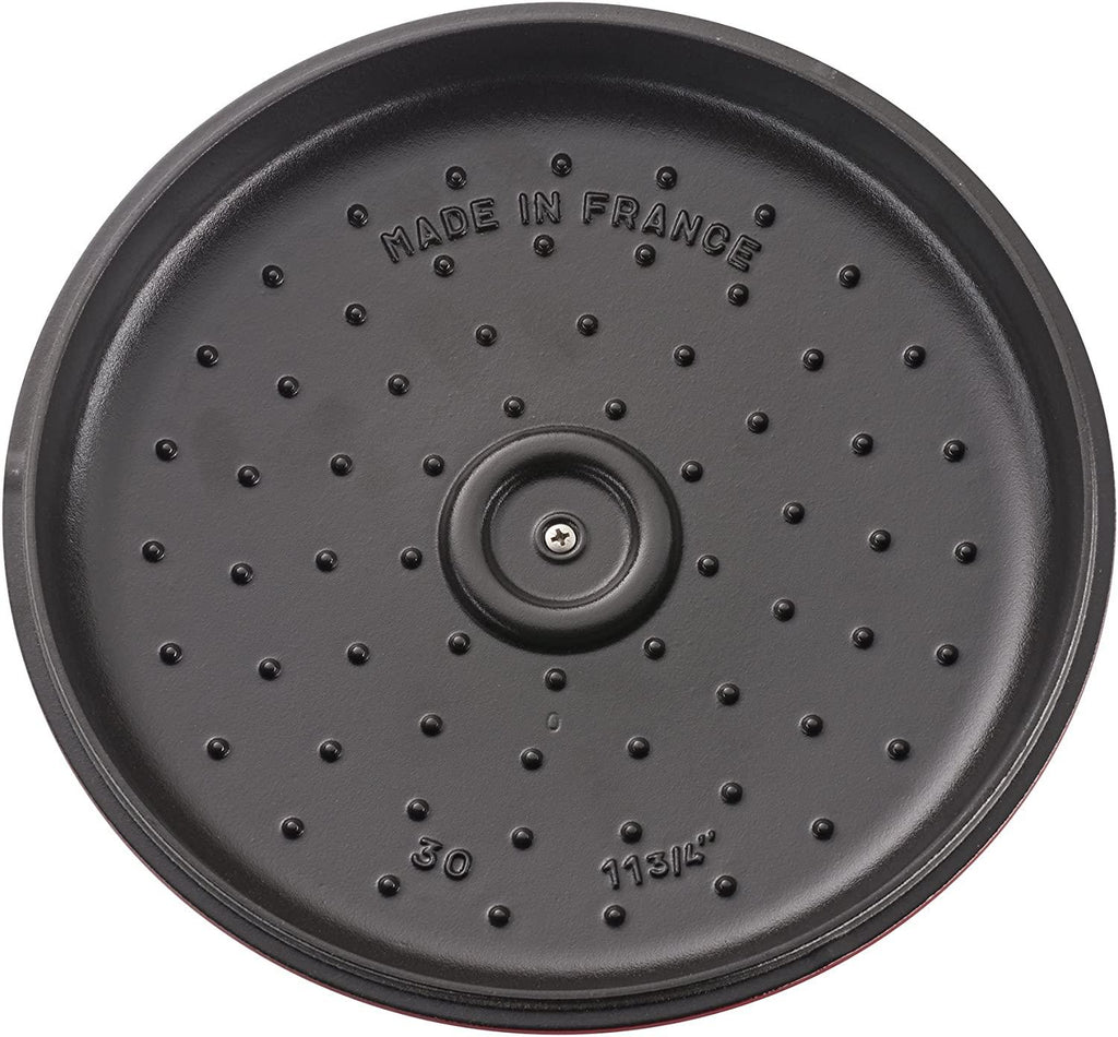 Staub Cast Iron 3.5-qt Braiser - Cherry, Made in France