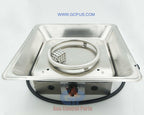 GCP-FPB-173S Square 17"  Steel Drop - In Pan with a 48" Hose and LP reg