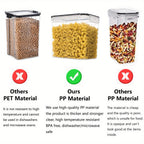 2/4pcs Cereal StoraContainer Set, BPA Plastic Airtight Food StoraContainers 2.5L/88 Oz For Cereal, Snacks And Sugar