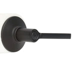 Latitude Matte Black Privacy Bed/Bath Door Lever