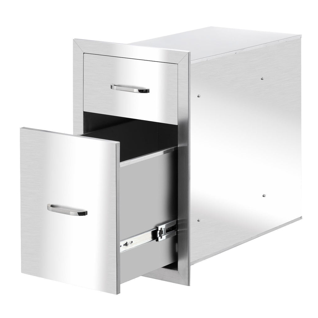 4 Sizes  Steel BBQ Double Single Door Drawer Access Outdoor Kitchen