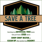 Christmas Time 6.5-Ft Silverado Pine White Flocked Slim Christmas Tree with Metal Stand
