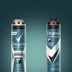 Degree Men Antiperspirant Deodorant Dry Spray Black + White 3 Count Protects from Deodorant Stains Antiperspirant for Men with MotionSense Technology 3.8 OZ