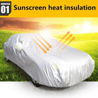 Universal Car Cover - Protect Your Vehicle From Snow, Sun, And Dust With Outdoor Protection!