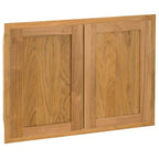 Pacific Teak Shaker 30-Inch Teak Double Access Door