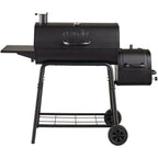 Barrel Charcoal Grill Smoker 29'' -in Temperature Gau2 Wheels