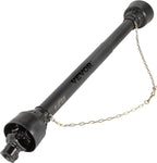 PTO Shaft 1 3/8" PTO Drive Shaft, 6 Spline End Round End PTO Driveline Shaft, Series 4 Tractor PTO Shaft, 39"-55" Brush Hog PTO Shaft, Black PTO Shaft for Bush Hog/Finish Mower/Rotary Cutter