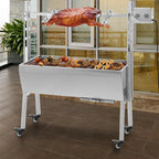 Spit Roaster Rotisserie Pig Lamb Roast BBQ Portable Picnic Outdoor Cooker Grill1