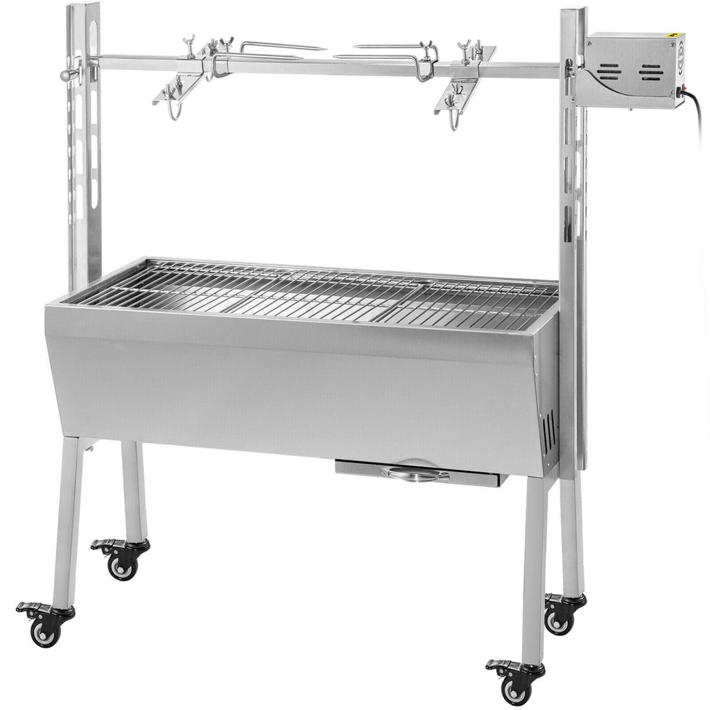 Spit Roaster Rotisserie Pig Lamb Roast BBQ Portable Picnic Outdoor Cooker Grill1