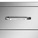 Triple Drawer Outdoor Kitchen BBQ Island  Steel Drawer 15.7"X21.6"