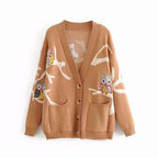 owl cardigan